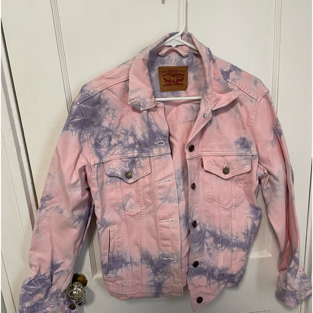 Pink & Purple Levi Jean Jacket - W S